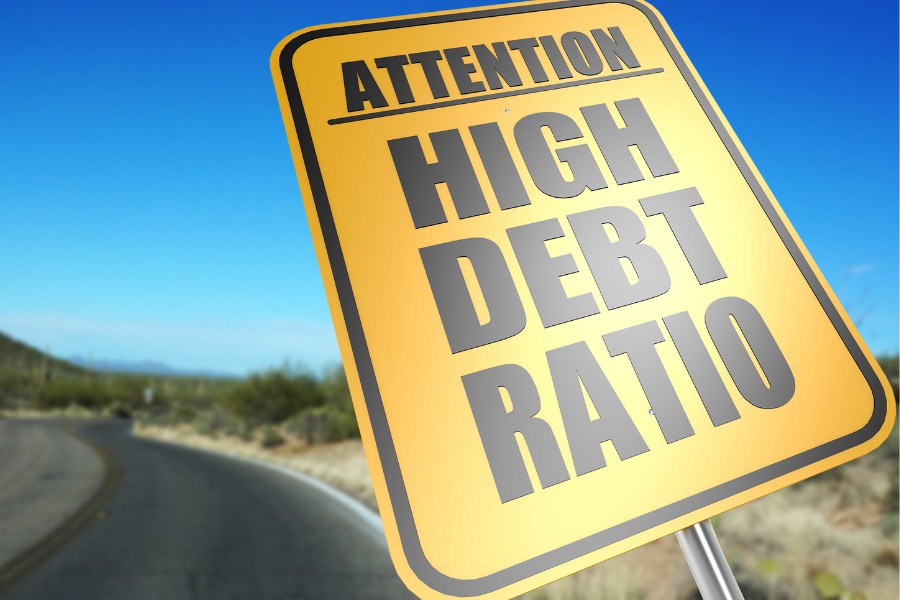 HIGH DEBT RATIO