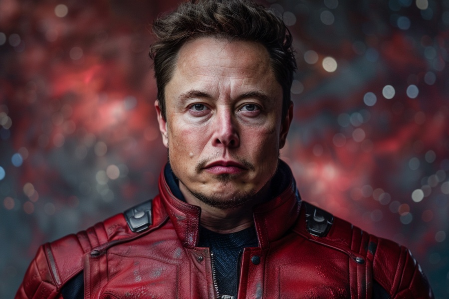 ELON MUSK SUPERHERO